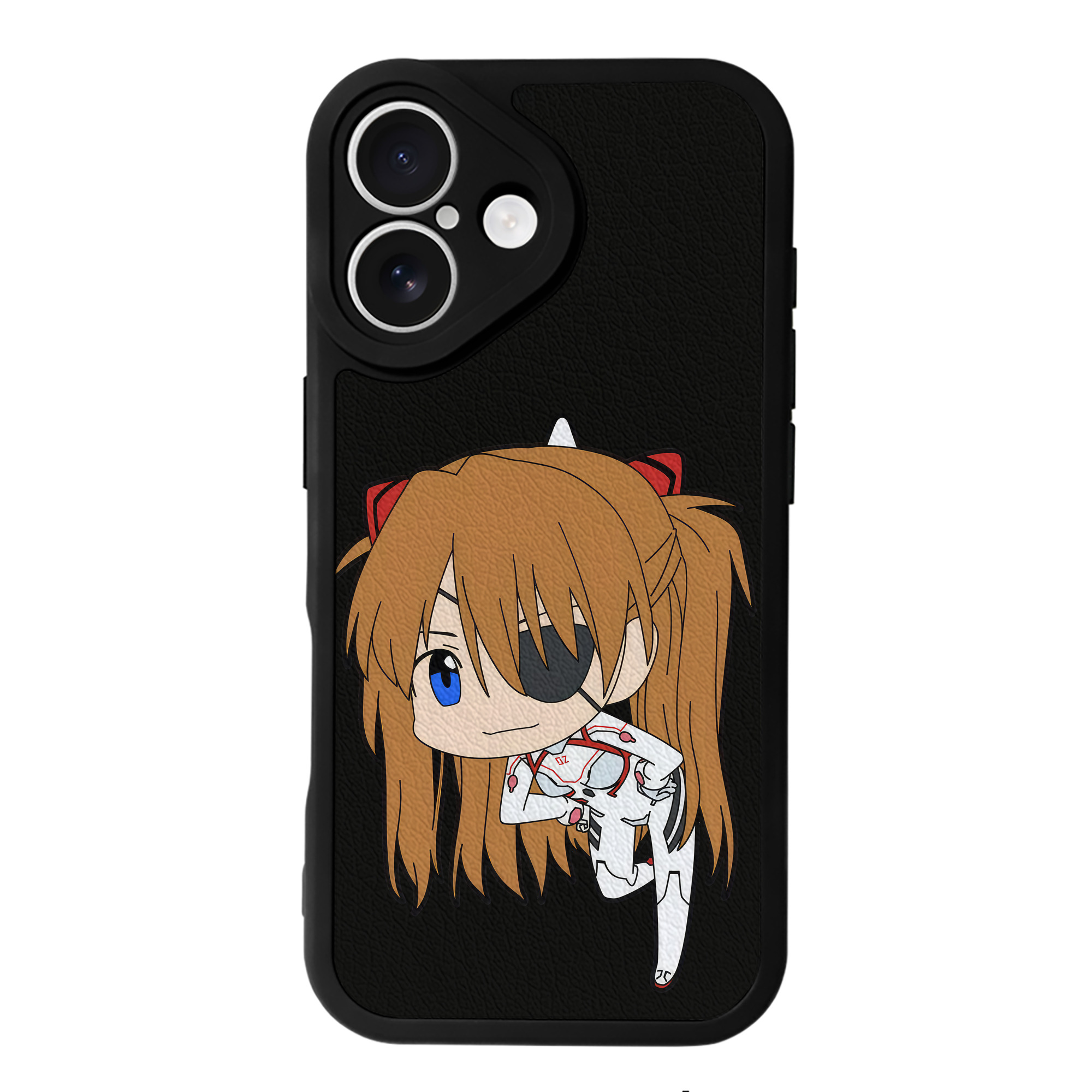 （画像用） EVA 新世紀エヴァンゲリオン 【iPhone 16シリーズ対応】シリコンスマホケース（レザー調） 材質：シリコン